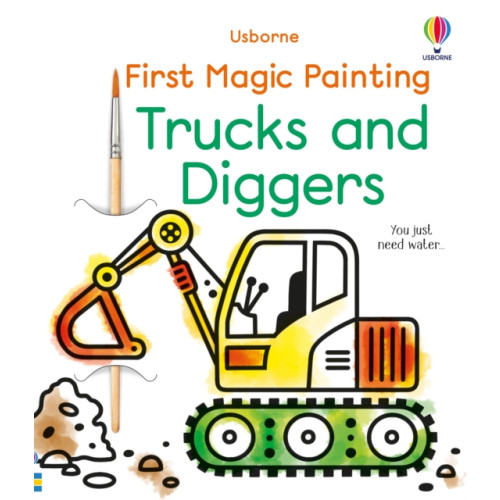 Usborne Publishing Ltd First Magic Painting Trucks and Diggers (häftad, eng)