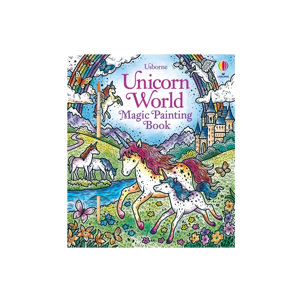 Produktbild för Unicorn World Magic Painting Book (häftad, eng)