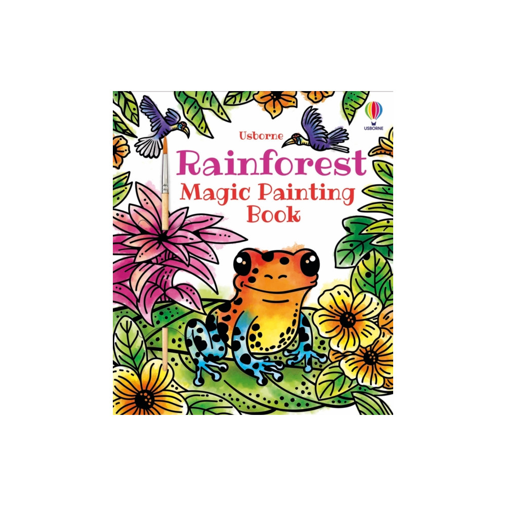 Produktbild för Rainforest Magic Painting Book (häftad, eng)