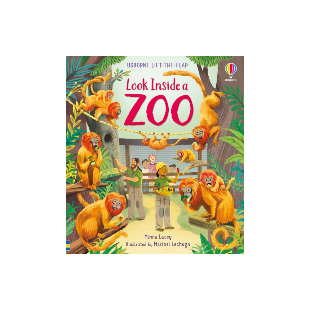 Produktbild för Look Inside a Zoo (bok, board book, eng)