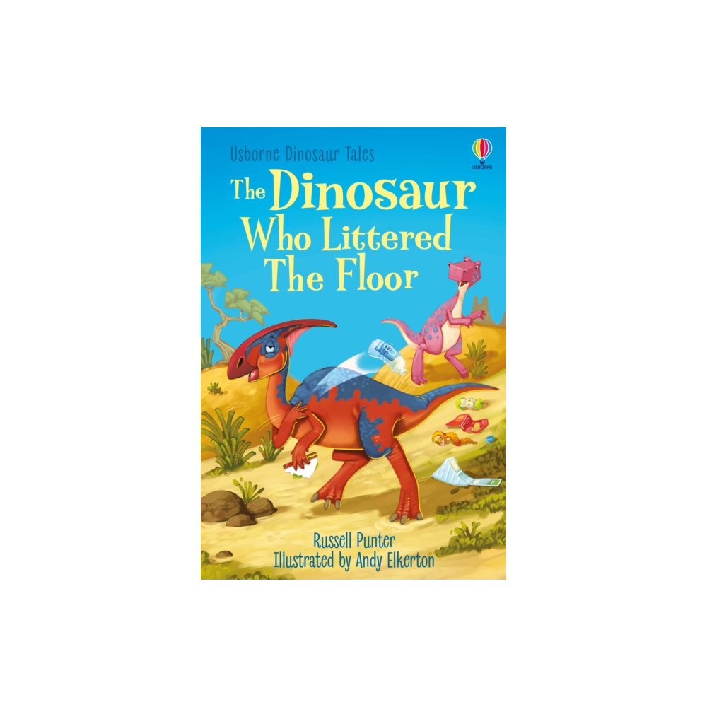 Produktbild för The Dinosaur Who Littered The Floor (inbunden, eng)
