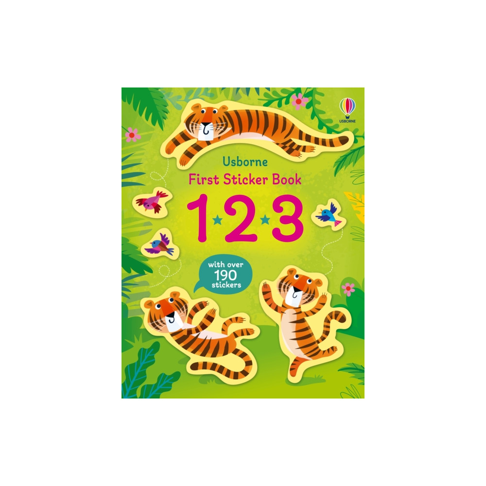 Produktbild för First Sticker Book 123 (häftad, eng)