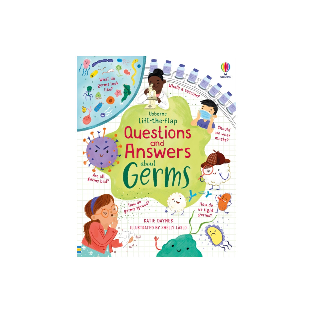 Produktbild för Lift-the-flap Questions and Answers about Germs (bok, board book, eng)