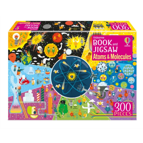 Usborne Publishing Ltd Usborne Book and Jigsaw Atoms and Molecules (häftad, eng)