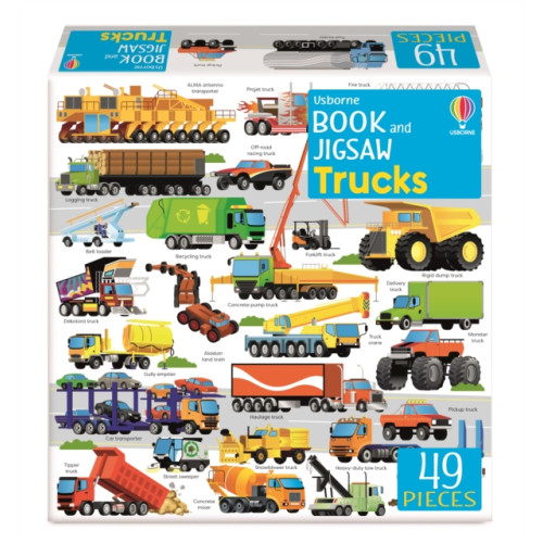 Usborne Publishing Ltd Usborne Book and Jigsaw Trucks (häftad, eng)