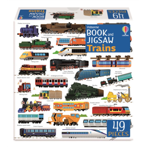 Usborne Publishing Ltd Usborne Book and Jigsaw Trains (häftad, eng)