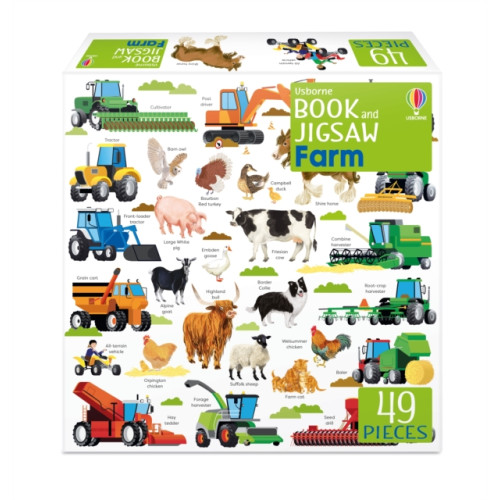 Usborne Publishing Ltd Usborne Book and Jigsaw Farm (häftad, eng)