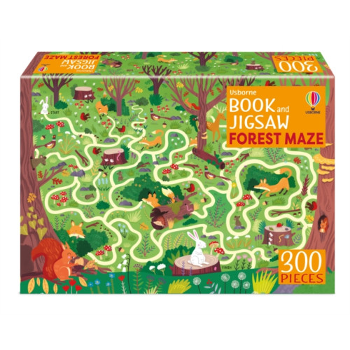 Usborne Publishing Ltd Usborne Book and Jigsaw Forest Maze (häftad, eng)