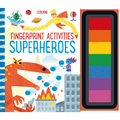 Usborne Publishing Ltd Fingerprint Activities Superheroes (bok, spiral, eng)