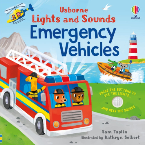 Usborne Publishing Ltd Lights and Sounds Emergency Vehicles (bok, board book, eng)