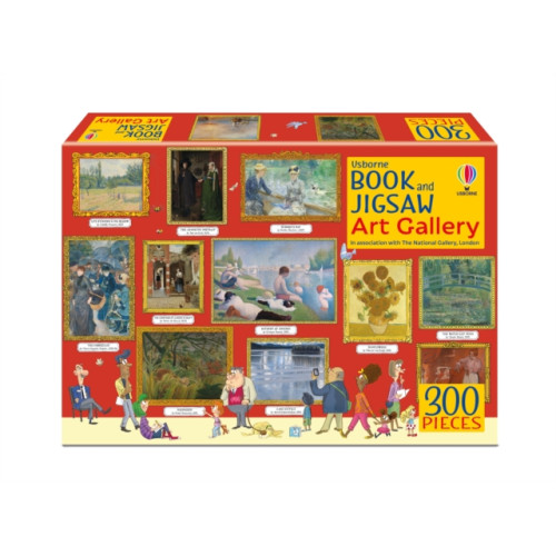 Usborne Publishing Ltd Book and Jigsaw Art Gallery (häftad, eng)