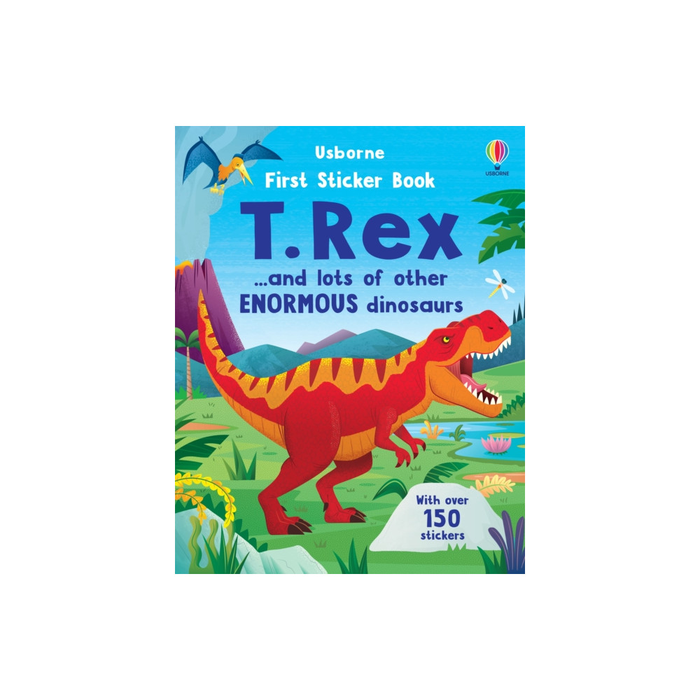 Produktbild för First Sticker Book T. Rex (häftad, eng)