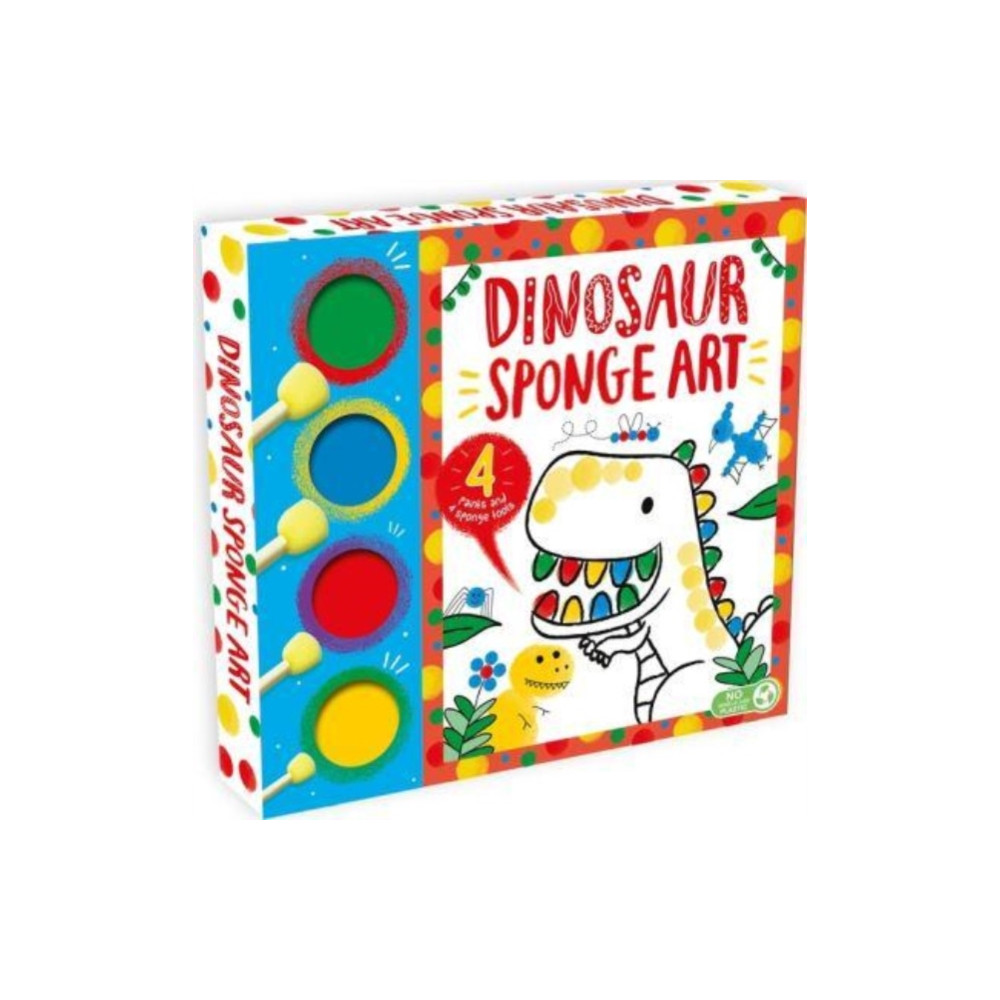 Produktbild för Dinosaur Sponge Art (häftad, eng)
