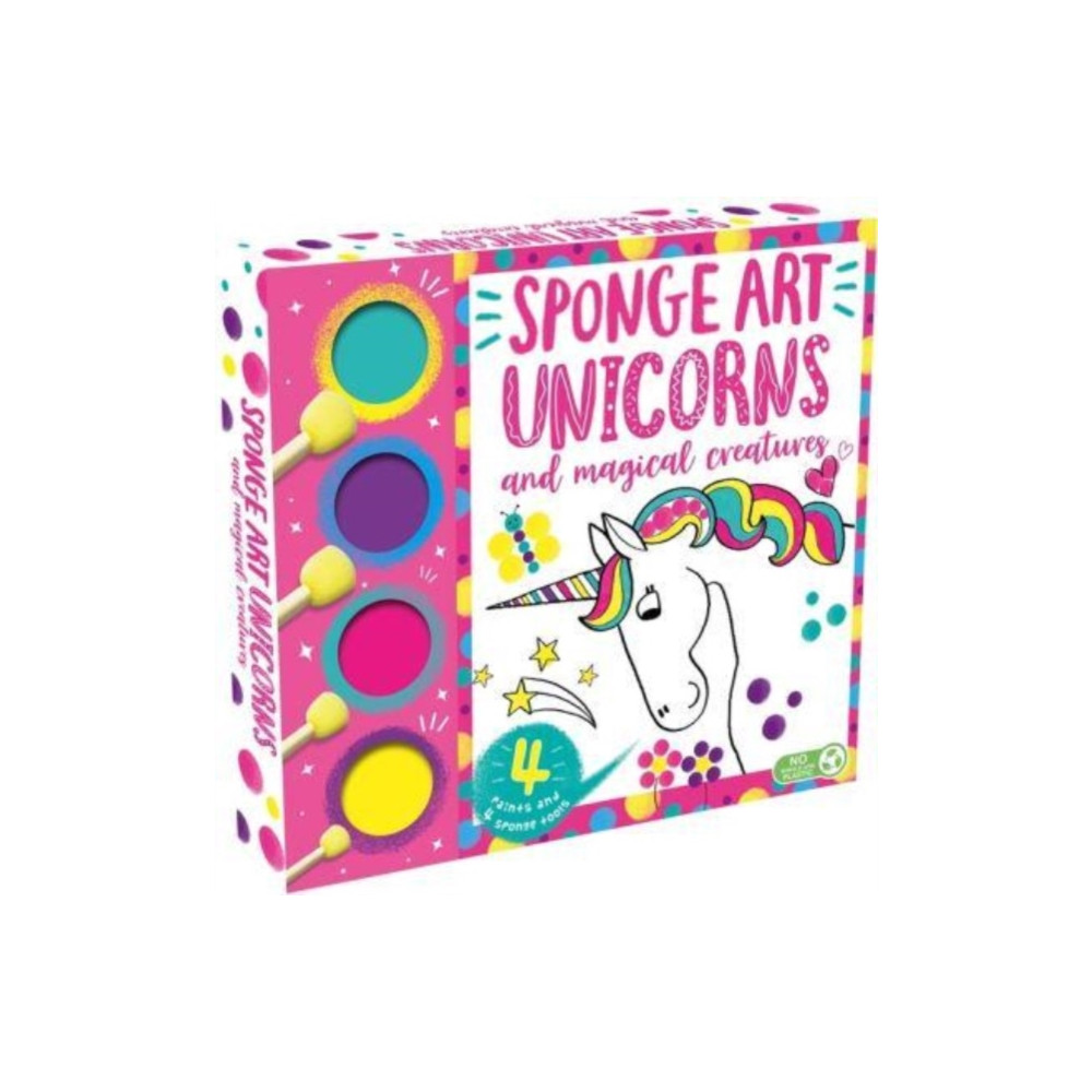 Produktbild för Sponge Art Unicorns and Magical Creatures (häftad, eng)