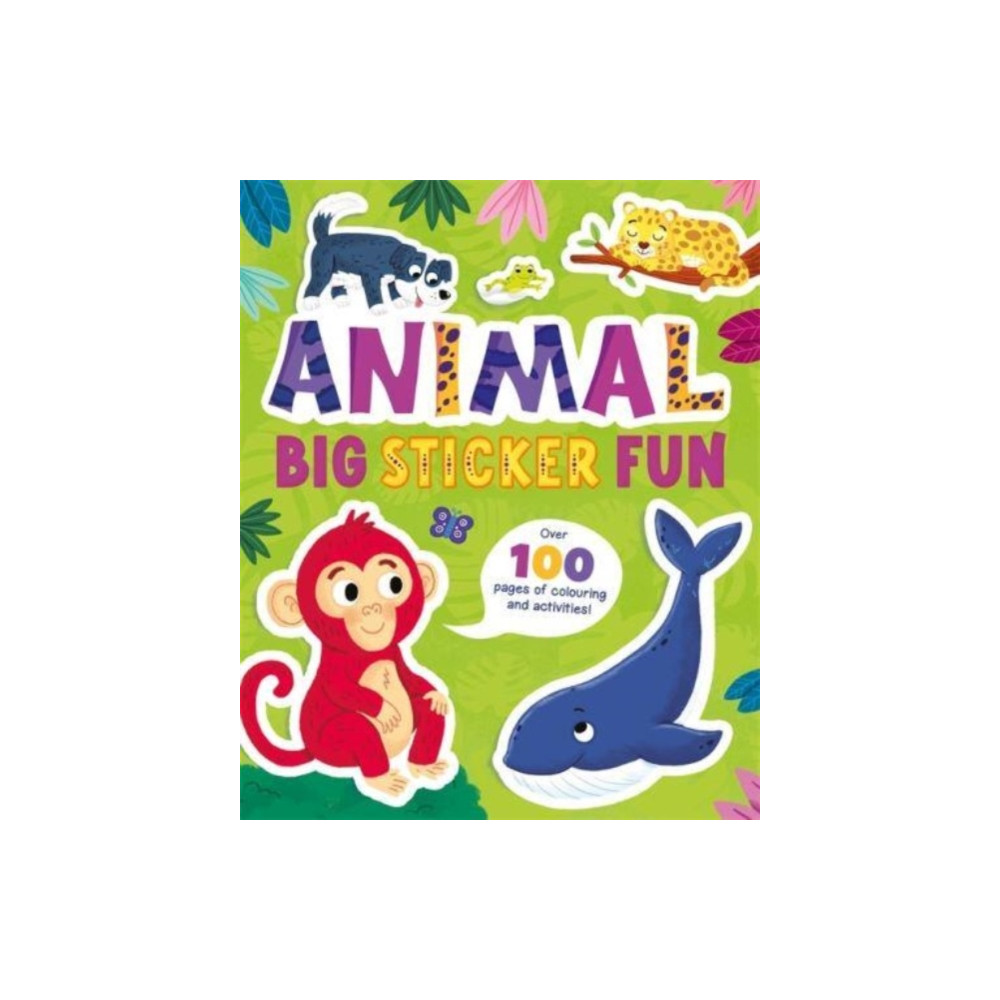Produktbild för Animal Big Sticker Fun (häftad, eng)