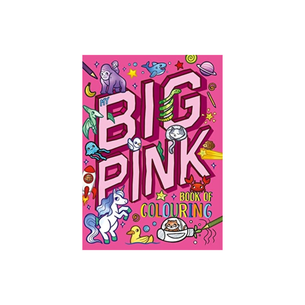 Produktbild för My Big Pink Book of Colouring (häftad, eng)