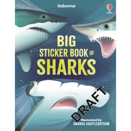 Usborne Publishing Ltd Big Sticker Book of Sharks (häftad, eng)