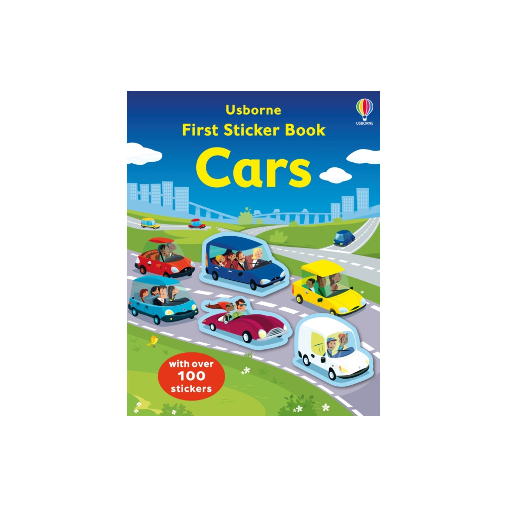 Produktbild för First Sticker Book Cars (häftad, eng)