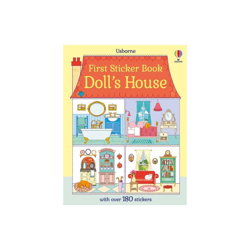 Produktbild för First Sticker Book Doll's House (häftad, eng)