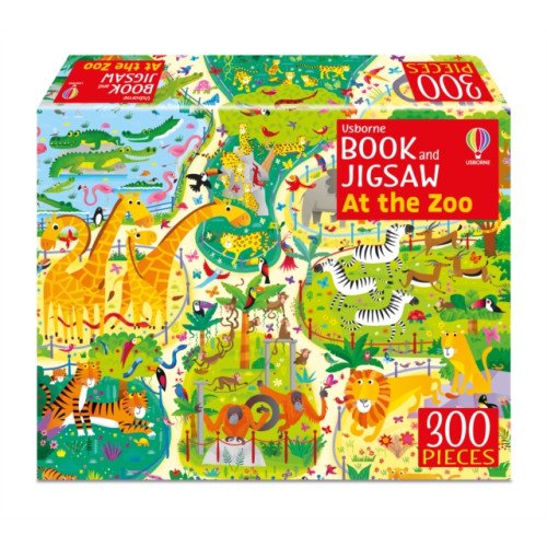 Usborne Publishing Ltd Usborne Book and Jigsaw At the Zoo (häftad, eng)