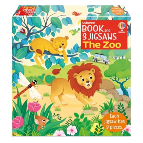 Usborne Publishing Ltd Usborne Book and 3 Jigsaws: The Zoo (häftad, eng)