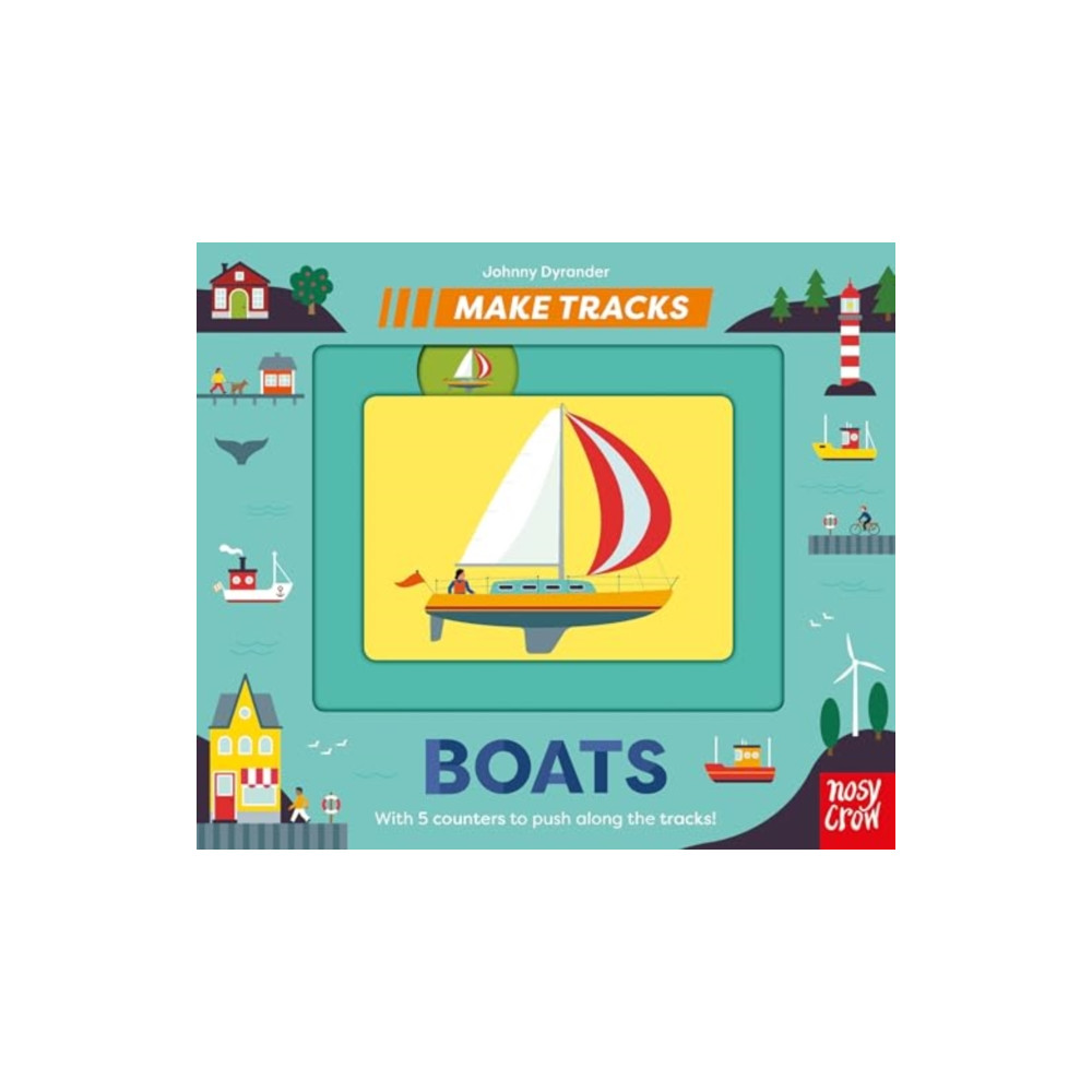 Produktbild för Make Tracks: Boats (bok, board book, eng)