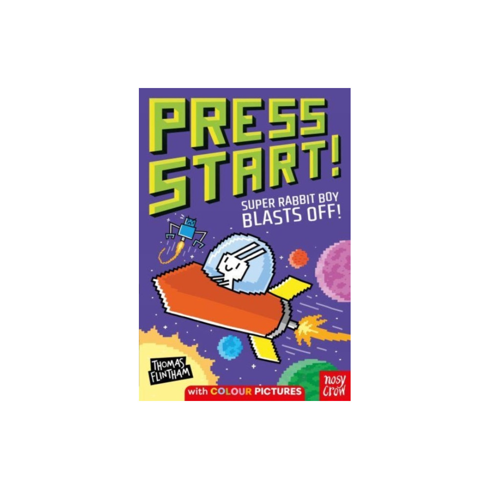 Produktbild för Press Start! Super Rabbit Boy Blasts Off! (häftad, eng)
