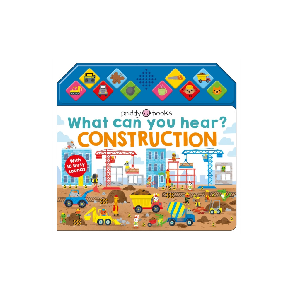 Produktbild för What Can You Hear? Construction (bok, board book, eng)