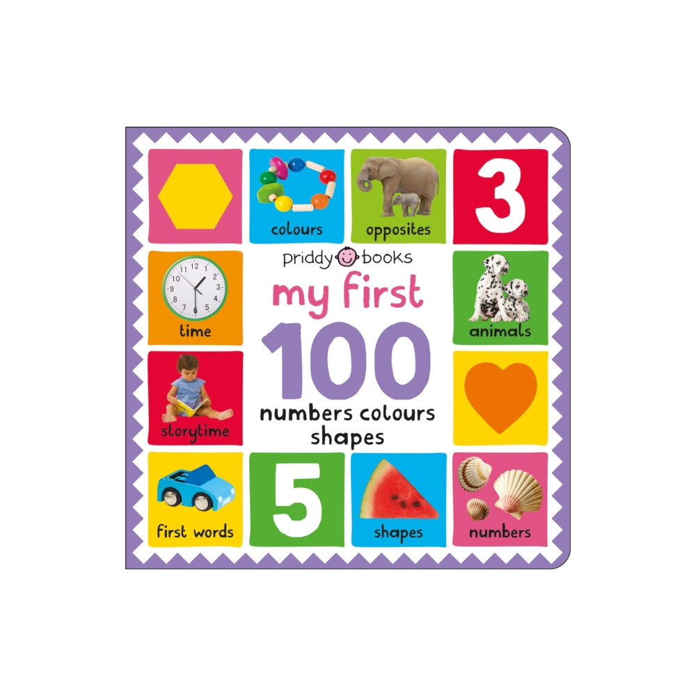 Produktbild för My First 100: Numbers, Colours, Shapes (bok, board book, eng)