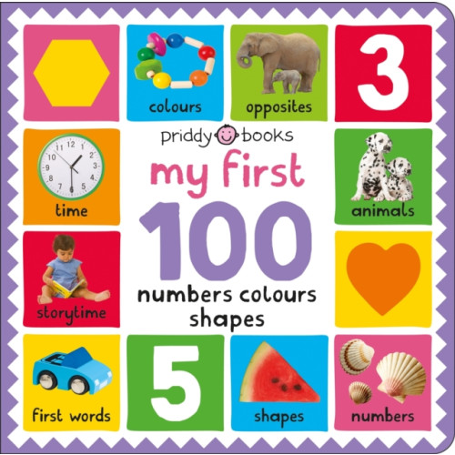 Priddy Books My First 100: Numbers, Colours, Shapes (bok, board book, eng)