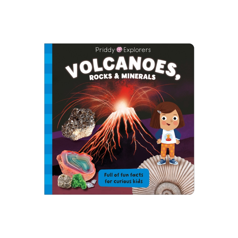 Produktbild för Priddy Explorers Volcanoes, Rocks and Minerals (bok, board book, eng)