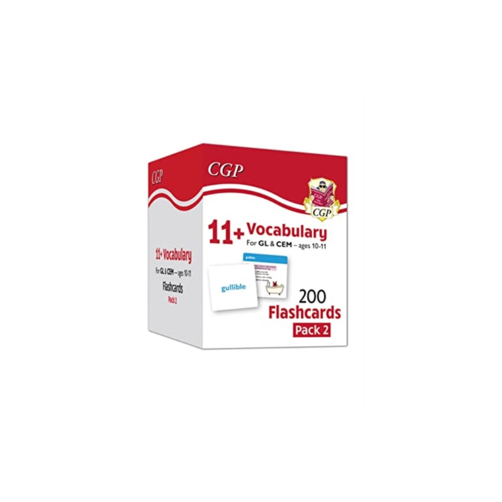 Produktbild för 11+ Vocabulary Flashcards for Ages 10-11 - Pack 2 (inbunden, eng)