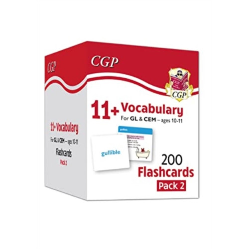 Coordination Group Publications Ltd (CGP) 11+ Vocabulary Flashcards for Ages 10-11 - Pack 2 (inbunden, eng)