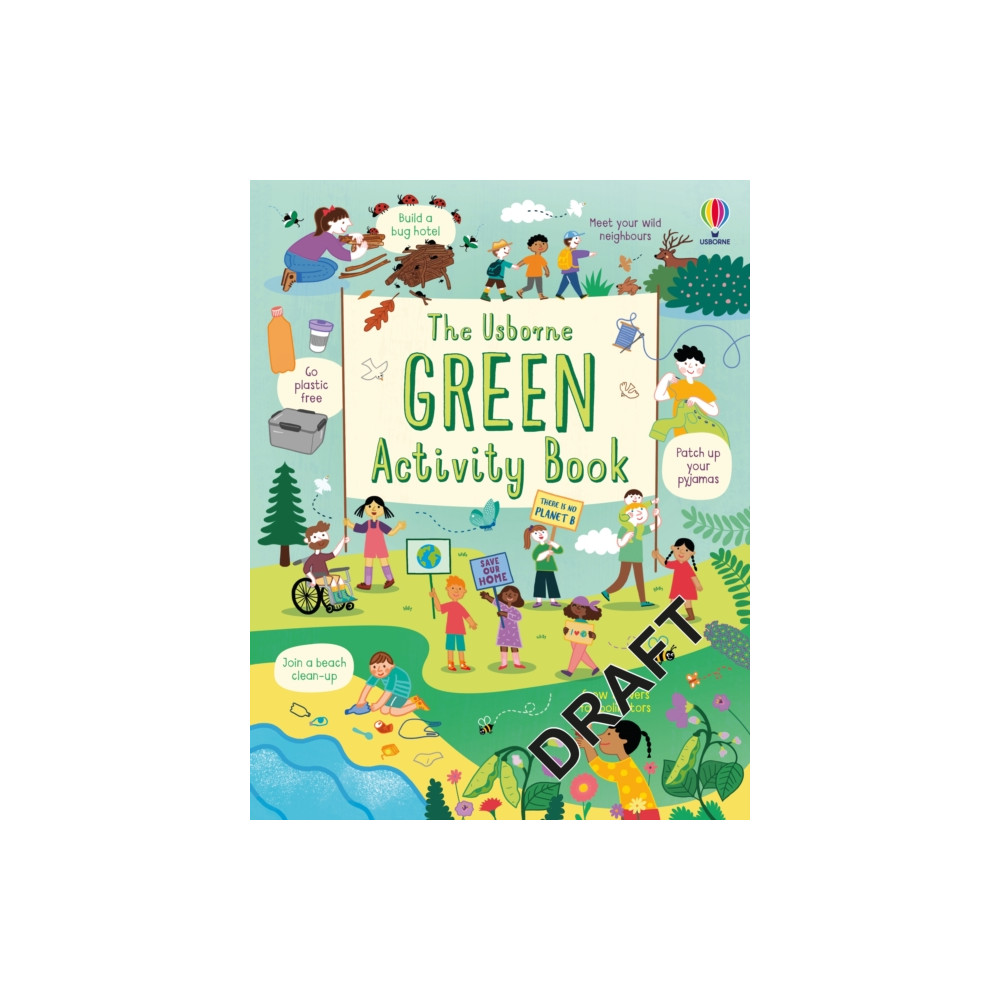 Produktbild för Think Green Activity Book (häftad, eng)