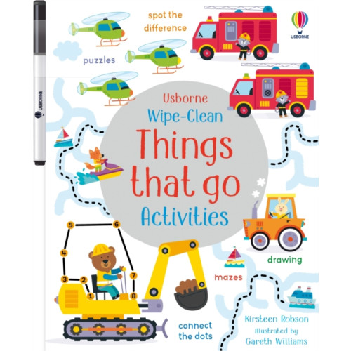 Usborne Publishing Ltd Wipe-Clean Things That Go Activities (häftad, eng)