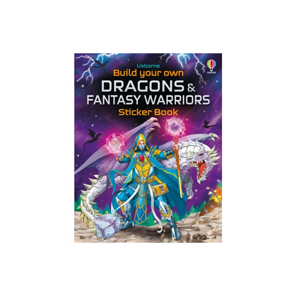 Produktbild för Build Your Own Dragons and Fantasy Warriors Sticker Book (häftad, eng)