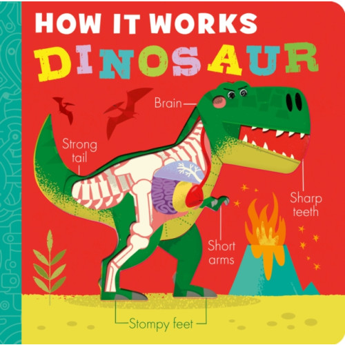 Little Tiger Press Group How it Works: Dinosaur (bok, board book, eng)