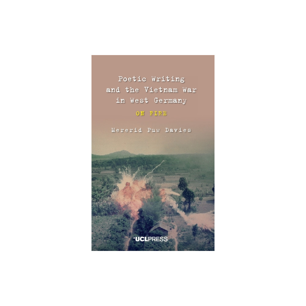 Produktbild för Poetic Writing and the Vietnam War in West Germany (inbunden, eng)