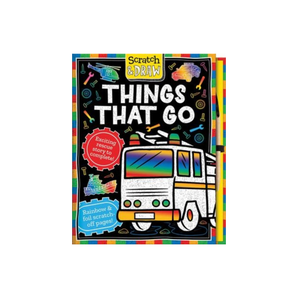 Produktbild för Scratch and Draw Things that Go (inbunden, eng)