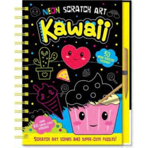 Gemini Books Group Ltd Neon Scratch Art Kawaii (inbunden, eng)