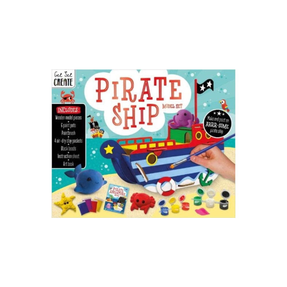 Produktbild för Pirate Ship Model Set (inbunden, eng)