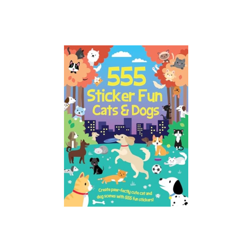 Produktbild för 555 Sticker Fun - Cats & Dogs Activity Book (häftad, eng)