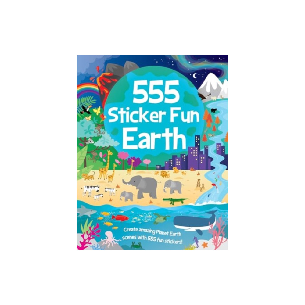 Produktbild för 555 Sticker Fun - Earth Activity Book (häftad, eng)