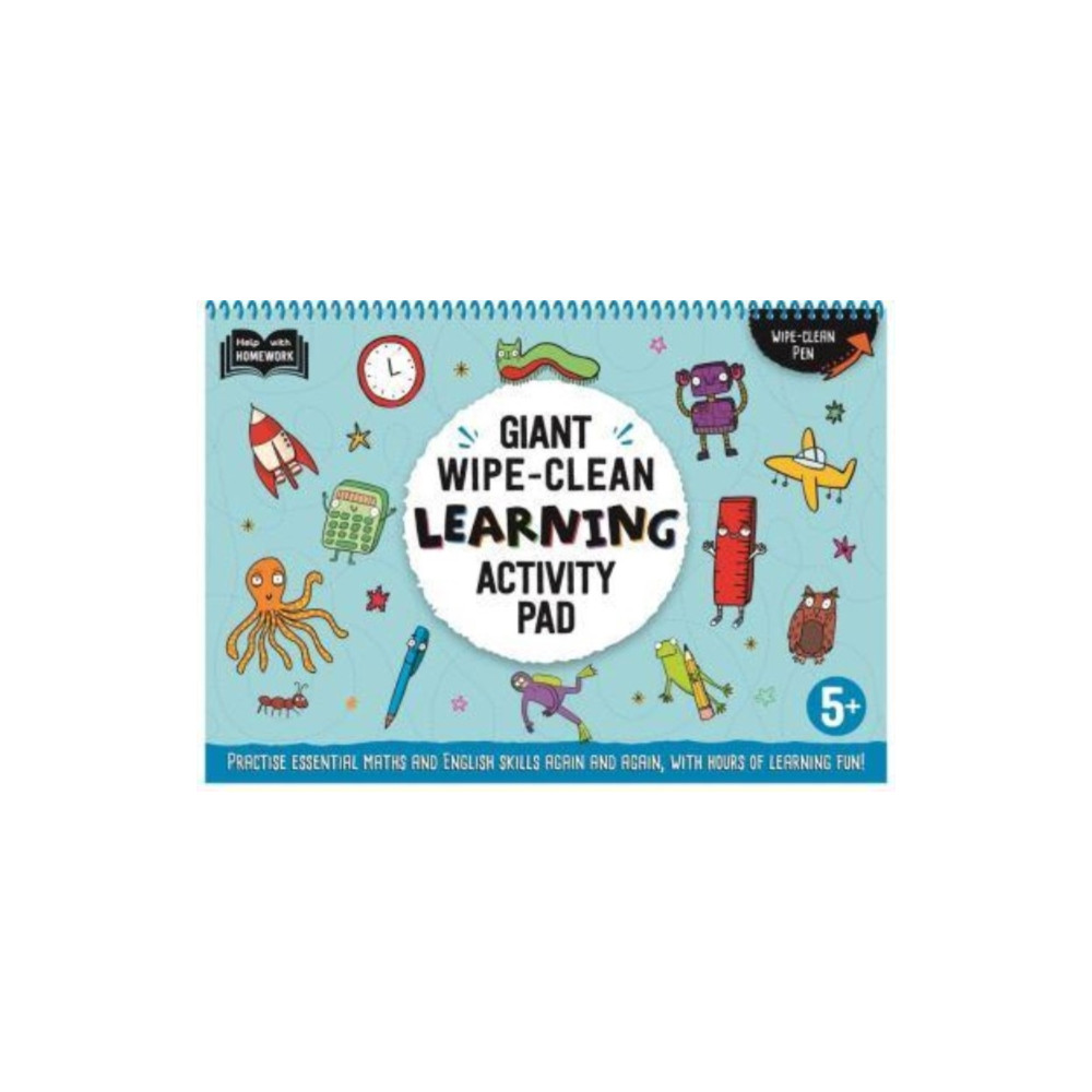 Produktbild för 5+ Giant Wipe-Clean Learning Activity Pad (häftad, eng)