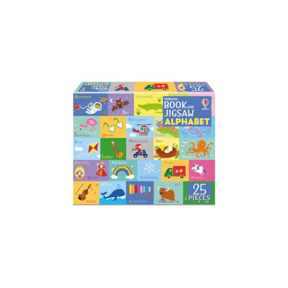 Produktbild för Book and Jigsaw Alphabet (häftad, eng)
