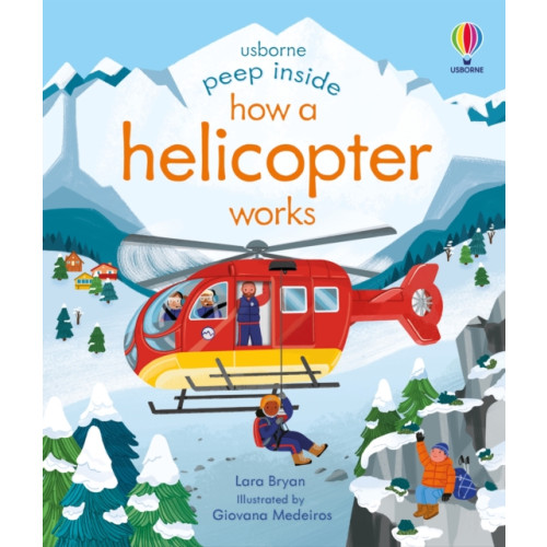 Usborne Publishing Ltd Peep Inside How a Helicopter Works (bok, board book, eng)