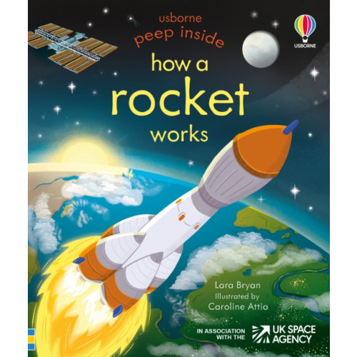 Usborne Publishing Ltd Peep Inside How a Rocket Works (bok, board book, eng)