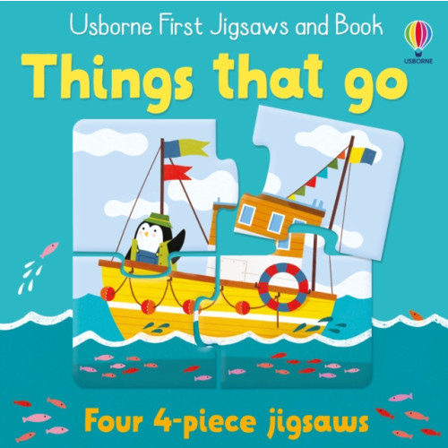 Usborne Publishing Ltd Usborne First Jigsaws And Book: Things that go (häftad, eng)