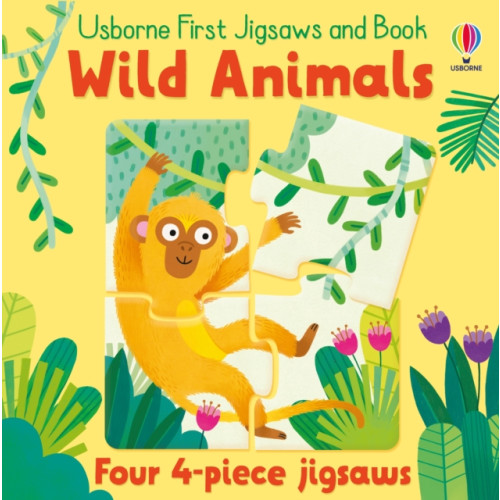 Usborne Publishing Ltd Usborne First Jigsaws And Book: Wild Animals (häftad, eng)