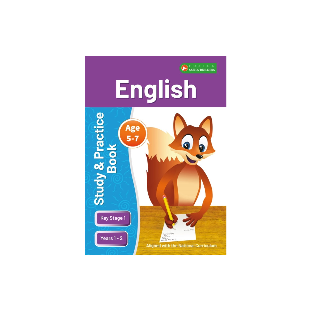 Produktbild för KS1 English Study and Practice Book for Ages 5-7 (Years 1 - 2) Perfect for learning at home or use in the classroom (häftad, eng)